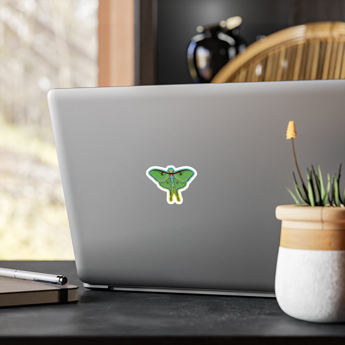 Luna Moth Kiss-Cut Vinyl Decals